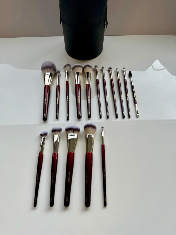 Burgundy Red Brushset B